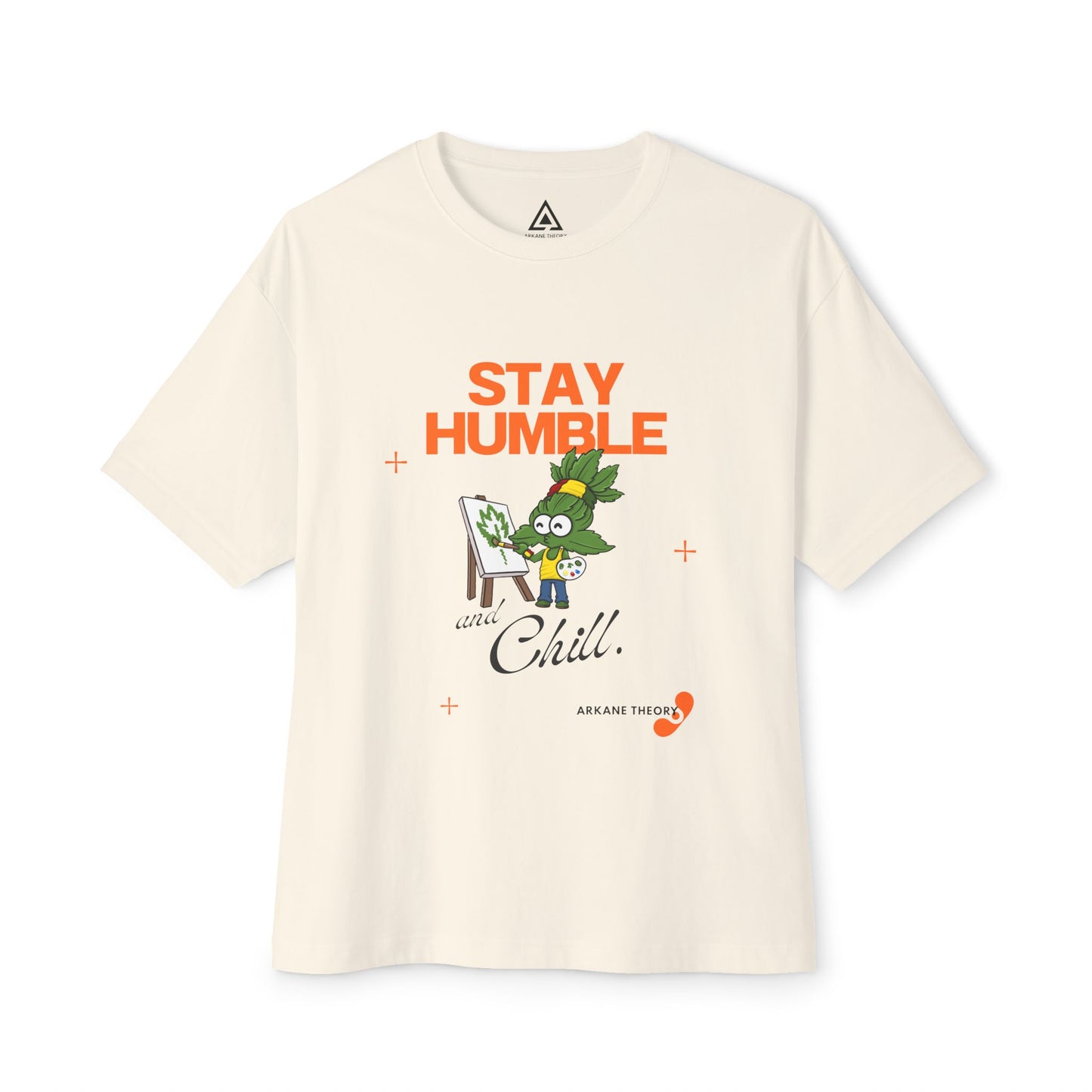 Chill Oversized Tee - Stay Humble Design